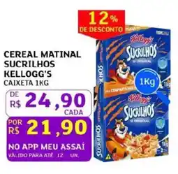 Assaí Atacadista Cereal matinal sucrilhos kellogg's oferta