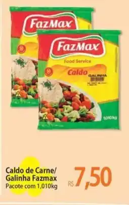 Atacadão Caldo de Carne/ Galinha Fazmax Pacote oferta
