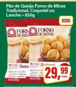 Rede Supermarket Pão de Queijo Forno de Minas oferta