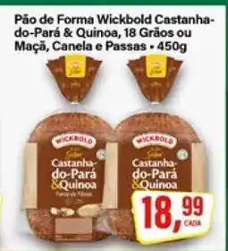 Rede Supermarket Pão de Forma Wickbold Castanha-do-Pará & Quinoa oferta