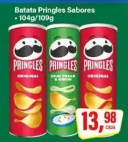 Rede Supermarket Batata Pringles Sabores oferta