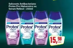 Rede Supermarket Sabonete Antibacteriano Protex Pro Hialuronico ou Serum Retinol oferta