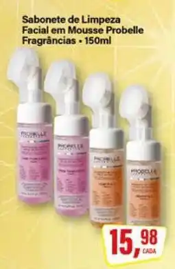 Rede Supermarket Sabonete de Limpeza Facial em Mousse Probelle oferta
