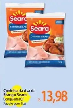 Atacadão Coxinha da Asa de Frango Seara Congelada IQF Pacote oferta