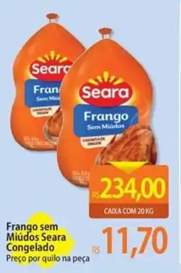 Atacadão Frango sem Miúdos Seara Congelado oferta