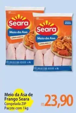 Atacadão Meio da Asa de Frango Seara Congelada ZIP Pacote oferta