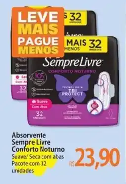 Atacadão Absorvente Sempre Livre Conforto Noturno oferta