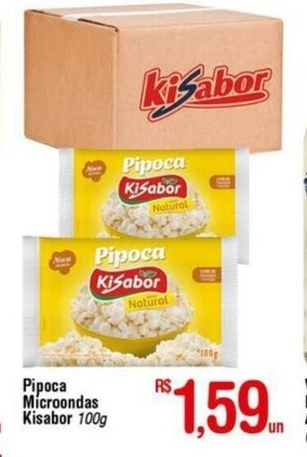 Fort Atacadista Pipoca Microondas Kisabor 100g oferta