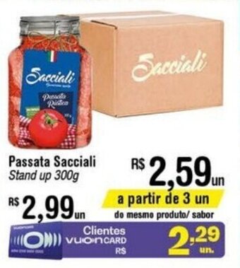 Fort Atacadista Passata Sacciali 300g oferta