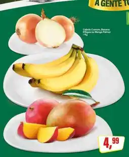 Rede Supermarket Cebola Comum, Banana D'Água ou Manga Palmer oferta