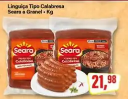 Rede Supermarket Linguiça Tipo Calabresa Seara a Granel oferta