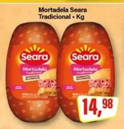 Rede Supermarket Mortadela Seara Tradicional oferta