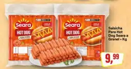 Rede Supermarket Seara Hot Dog oferta