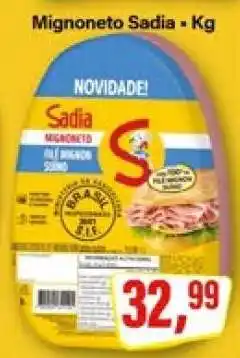 Rede Supermarket Mignoneto Sadia - Kg oferta