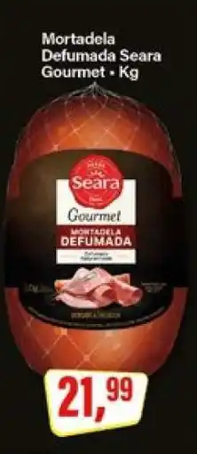 Rede Supermarket Mortadela Defumada Seara Gourmet oferta