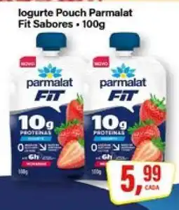 Rede Supermarket Iogurte Pouch Parmalat Fit Sabores oferta