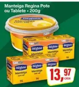 Rede Supermarket Manteiga Regina Pote ou Tablete oferta