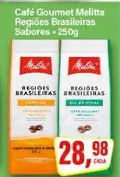 Rede Supermarket Café Gourmet Melitta Regioes Brasileiras Sabores oferta