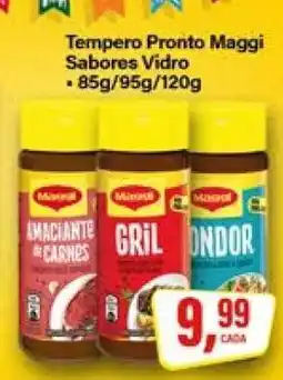 Rede Supermarket Tempero Pronto Maggi Sabores Vidro oferta