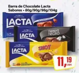 Rede Supermarket Barra de Chocolate Lacta oferta