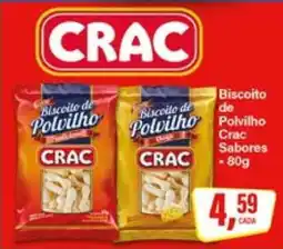 Rede Supermarket Biscoito de Polvilho Crac Sabores oferta