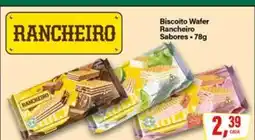 Rede Supermarket Biscoito Wafer Rancheiro oferta