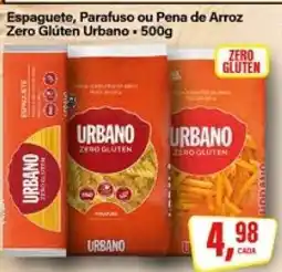 Rede Supermarket Espaguete, Parafuso ou Pena de Arroz Zero Glúten Urbano oferta