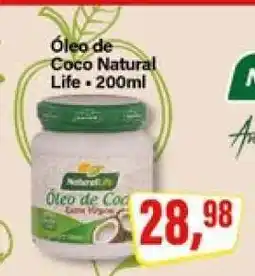Rede Supermarket Óleo de Coco Natural Life - 200ml oferta