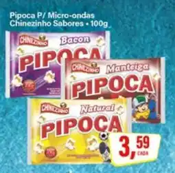 Rede Supermarket Pipoca P/ Micro-ondas Chinezinho Sabores oferta