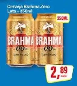 Rede Supermarket Cerveja Brahma Zero Lata oferta