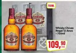 Rede Supermarket Whisky Chivas Regal 12 anos oferta