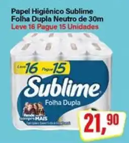 Rede Supermarket Papel Higiênico Sublime oferta