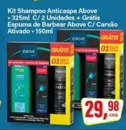 Rede Supermarket Kit Shampoo Anticaspa Above oferta