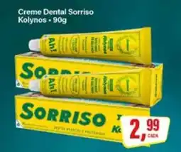 Rede Supermarket Creme Dental Sorriso Kolynos oferta