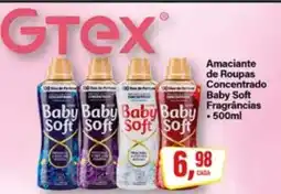 Rede Supermarket Amaciante de Roupas Concentrado Baby Soft Fragrâncias oferta