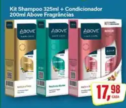 Rede Supermarket Kit Shampoo 325ml + Condicionador 200ml Above Fragrâncias oferta