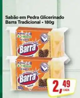 Rede Supermarket Sabão em Pedra Glicerinado Barra Tradicional oferta