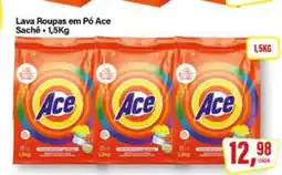 Rede Supermarket Lava Roupas em Pó Ace oferta