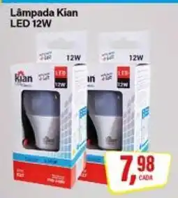 Rede Supermarket Lâmpada Kian LED 12W oferta