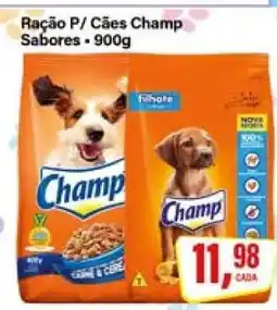 Rede Supermarket Ração P/ Cães Champ Sabores oferta