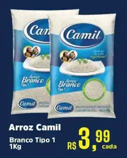 Supermercados Mateus Arroz Camil Branco Tipo 1 oferta