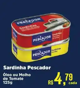 Supermercados Mateus Sardinha Pescador oferta