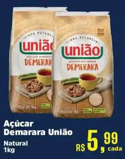 Supermercados Mateus Açúcar Demarara União Natural oferta