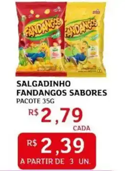 Assaí Atacadista Salgadinho fandangos sabores pacote oferta