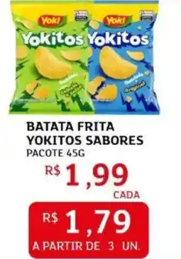 Assaí Atacadista Batata frita yokitos sabores pacote oferta