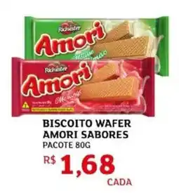Assaí Atacadista Biscoito wafer amori sabores pacote oferta