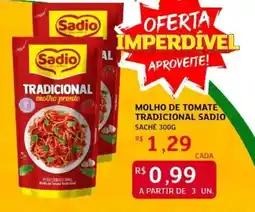 Assaí Atacadista Molho de tomate tradicional sadio saché oferta