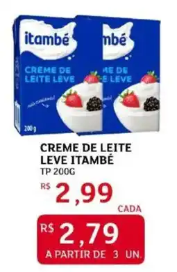 Assaí Atacadista Creme de leite leve itambé oferta