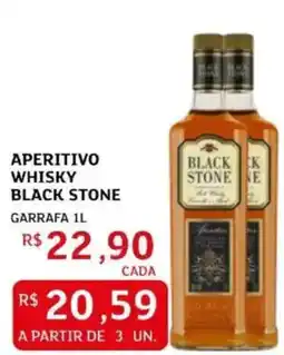 Assaí Atacadista Aperitivo whisky black stone oferta