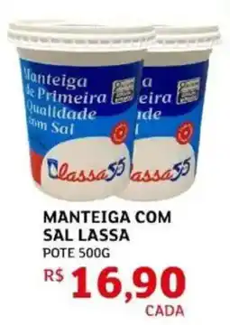 Assaí Atacadista Manteiga com sal lassa pote oferta